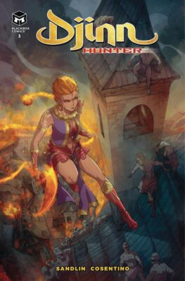 Djinn Hunter #3, cover - Fabrizio Consentino