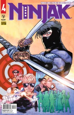 Ninjak #4, preorder cover - Pedro Andreo