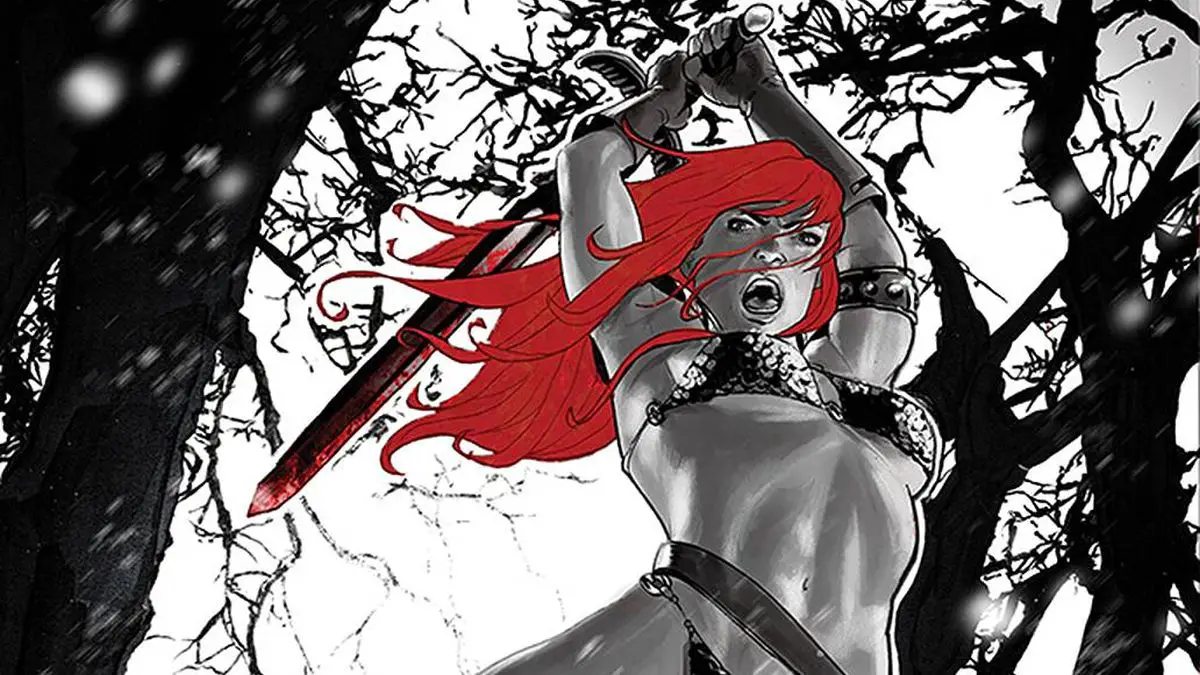 Red Sonja - Black, White, Red #4, featured