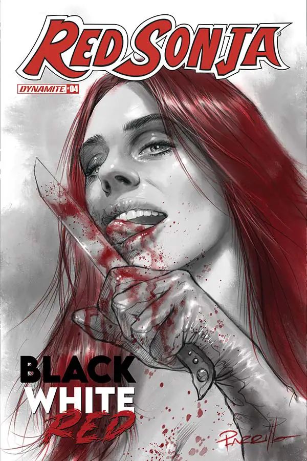 Red Sonja - Black, White, Red, cover A - Lucio Parrillo