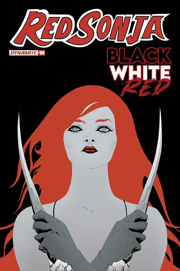 Red Sonja - Black, White, Red, cover C - Jae Lee