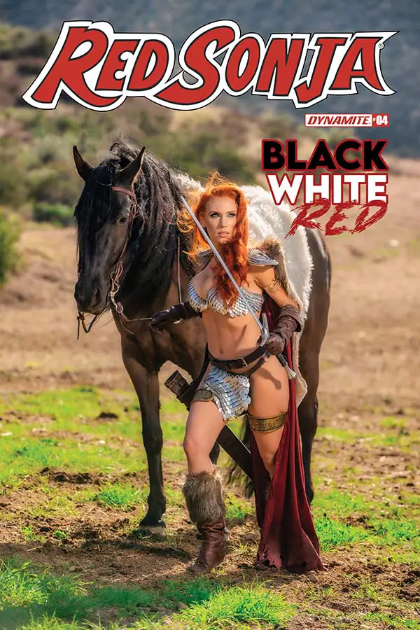 Red Sonja - Black, White, Red, cover D - Gracie the Cosplay Lass