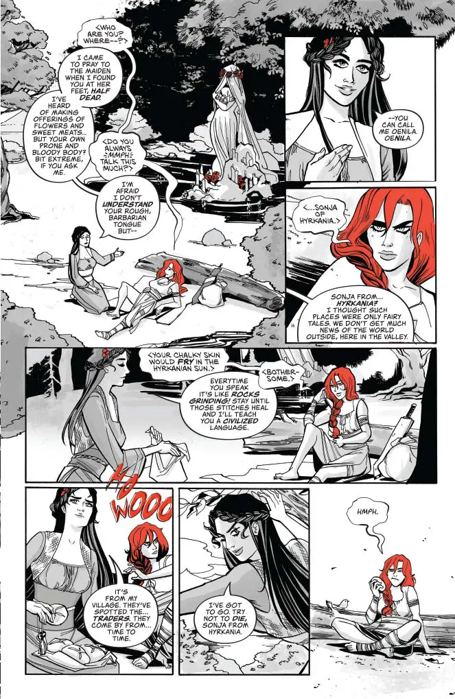 Red Sonja - Black, White, Red, preview 3