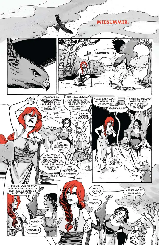 Red Sonja - Black, White, Red, preview 4