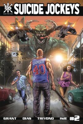 Suicide Jockeys #2, cover - Davi Leon Dias