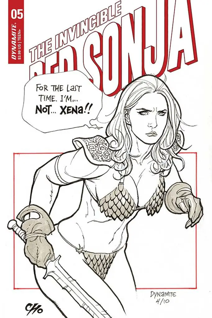The Invincible Red Sonja #5, cover D - Frank Cho