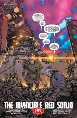 The Invincible Red Sonja #5, preview 5