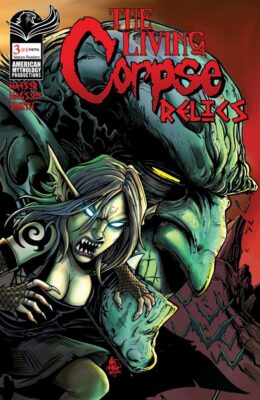 The Living Corpse - Relics #3, cover
