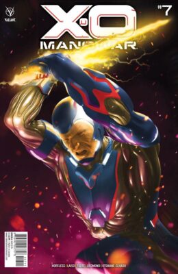 X-O Manowar #7, cover A, Rahzzah