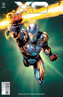 X-O Manowar #7, cover B, Dexter Soy