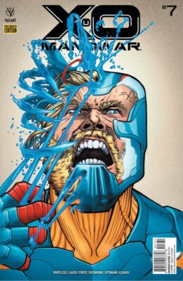 X-O Manowar #7, cover C, Chris Johnson