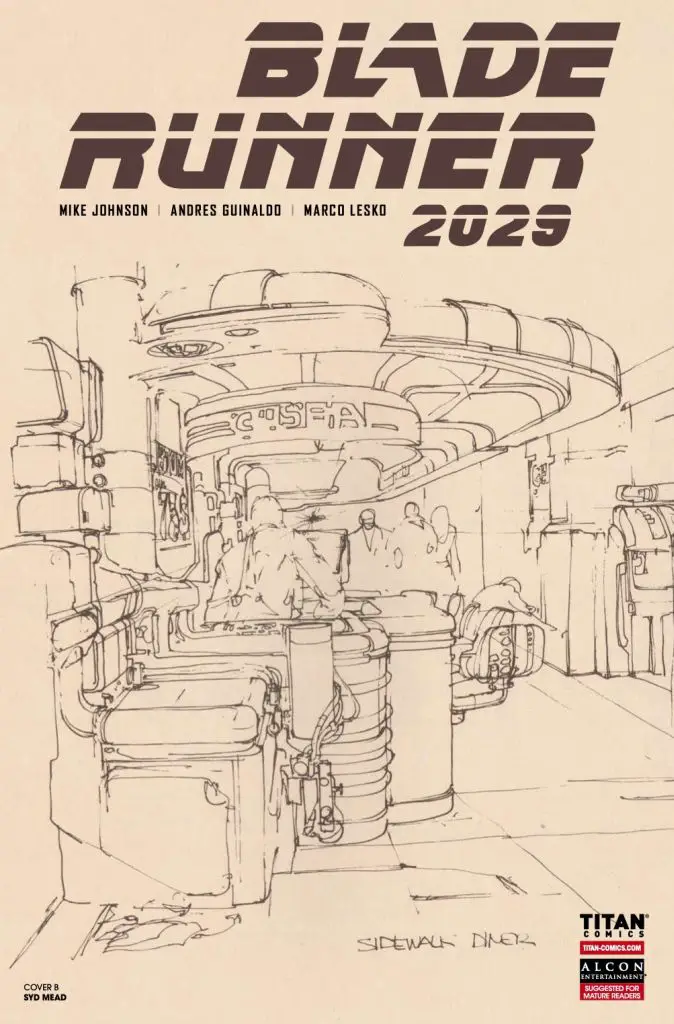 Blade Runner 2029 #9, Cover B - Syd Mead