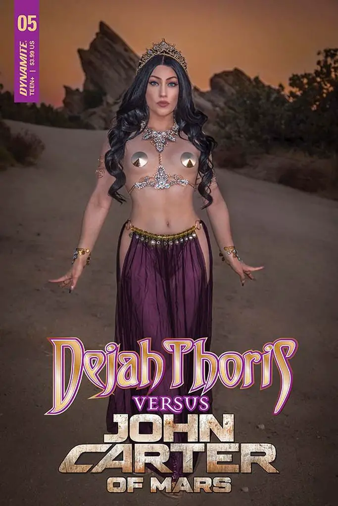 Dejah Thoris vs John Carter of Mars #5, cover D - Faces By Rachie cosplay