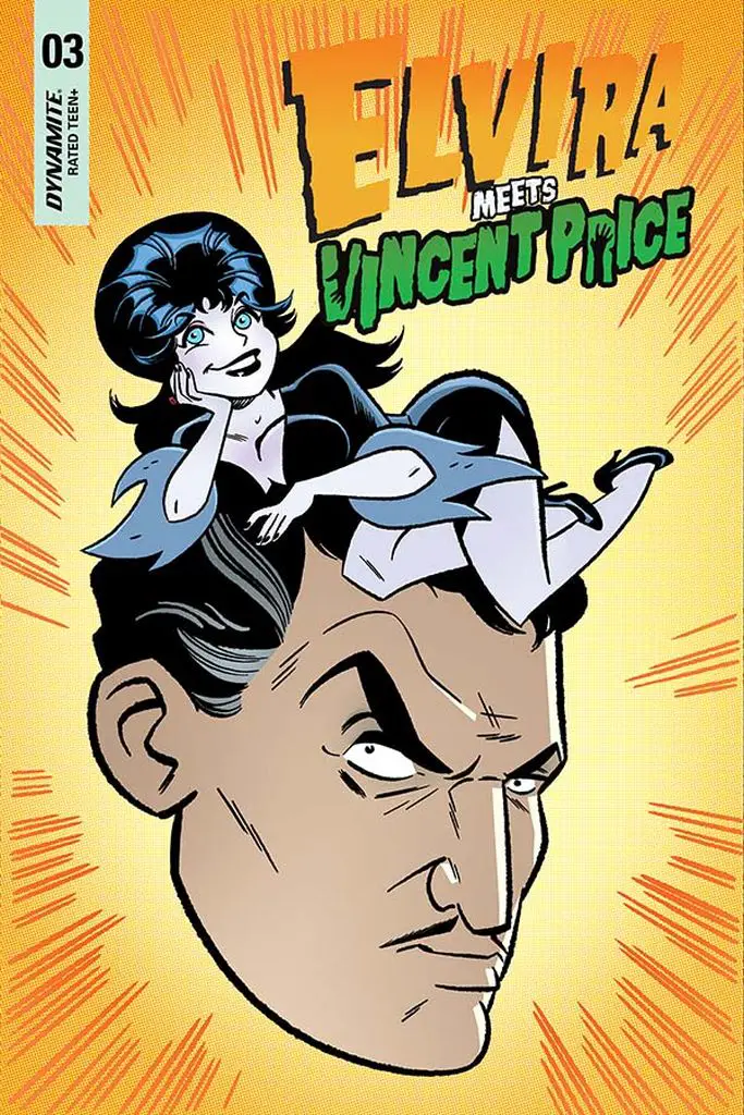 Elvira Meets Vincent Price #3, cover C - Anthony Marques, J. Bone