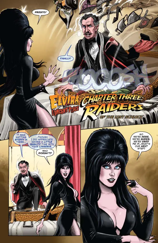 Elvira Meets Vincent Price #3, preview 2