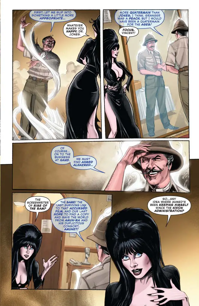 Elvira Meets Vincent Price #3, preview 3