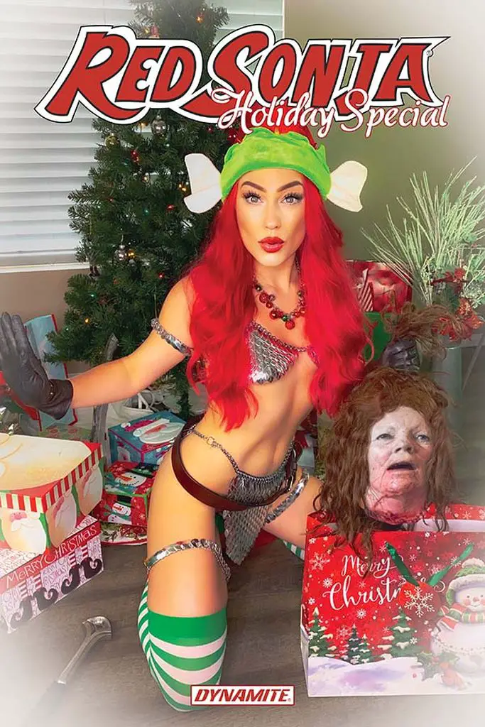 Red Sonja 2021 Holiday Special, cover A - Faces By Rachie cosplay