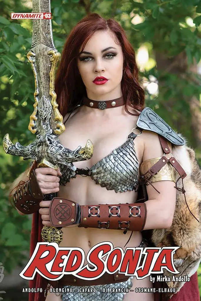 Red Sonja (Vol. 6) #3, cover E - cosplay cover