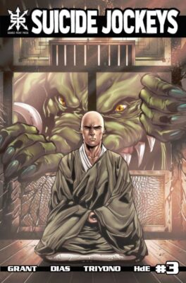 Suicide Jockeys #3, cover