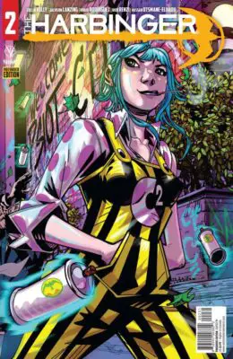 The Harbinger #2, preorder cover - Damion Scott