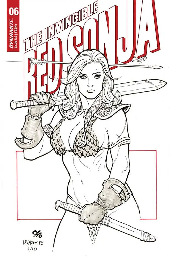 The Invincible Red Sonja #6, cover D - Frank Cho