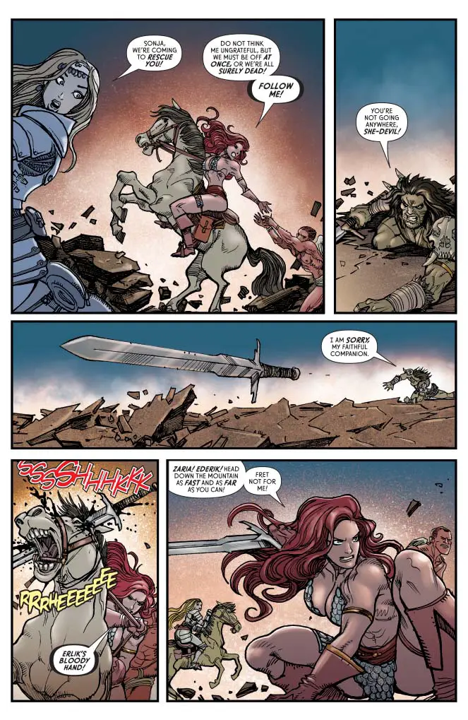 The Invincible Red Sonja #6, preview 4