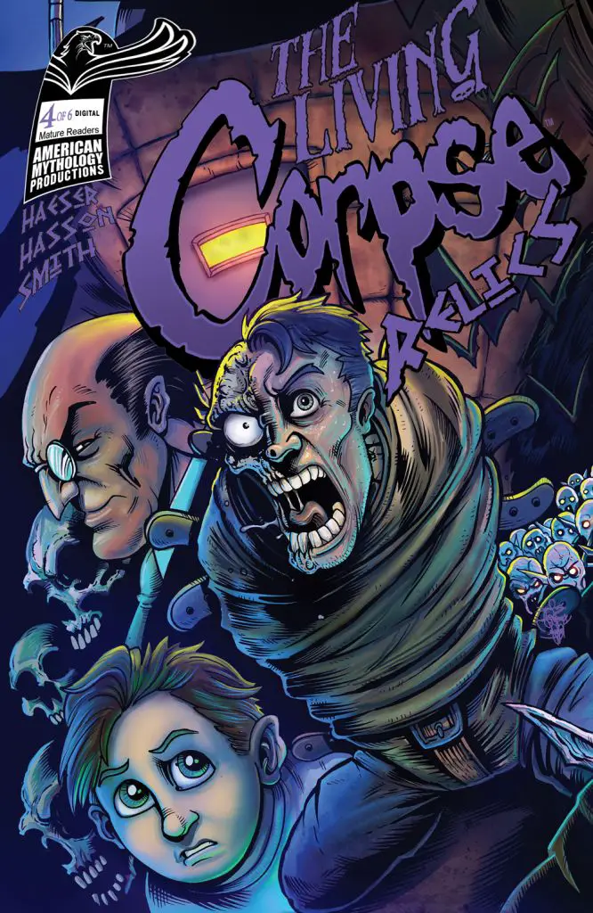 The Living Corpse - Relics #4, cover