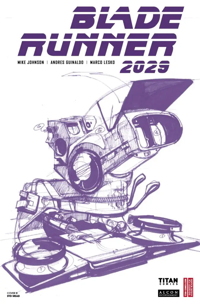 Blade Runner 2029 #10, cover B - Syd Mead