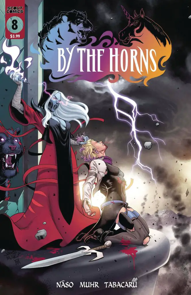 By The Horns #8 cover