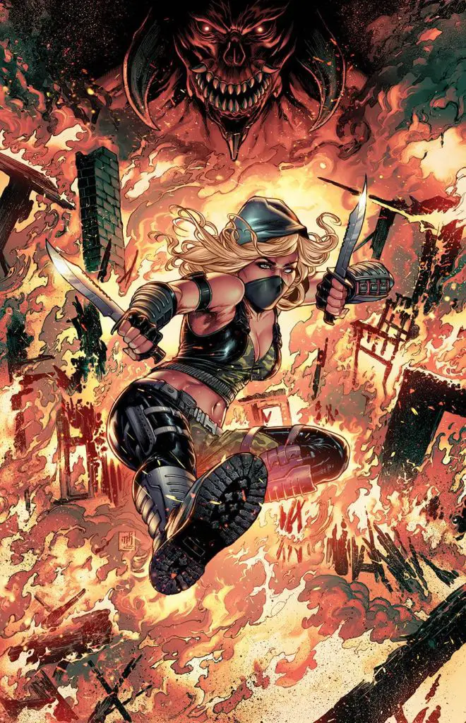 Robyn Hood - Hellfire cover A by Mike Krome
