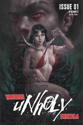 Vampirella-Dracula-Unholy #1 cover A by Lucio Parrillo