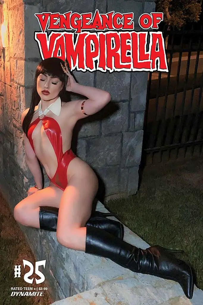 Vengeance of Vampirella #25 cover D by Faces By Rachie cosplay