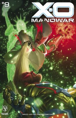 X-O Manowar #9 cover A by Rahzzah