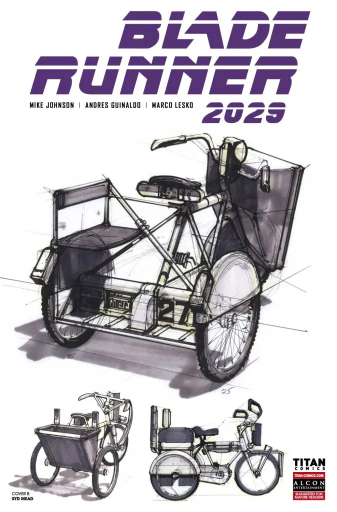 Blade Runner 2029 #11 cover B by Syd Mead