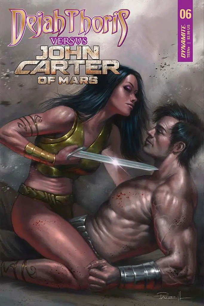 Dejah Thoris vs John Carter of Mars #6 cover A by Lucio Parrillo