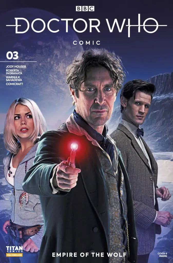 Doctor Who - Empire of the Wolf #3 cover B photo cover