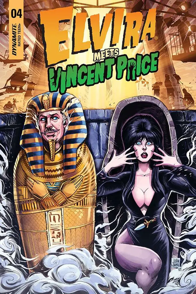 Elvira Meets Vincent Price #4 cover B by Juan Samu