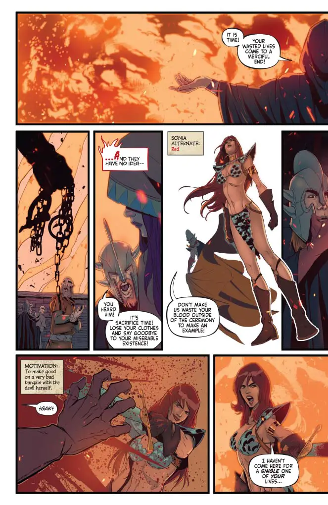 Hell Sonja #1 preview 4