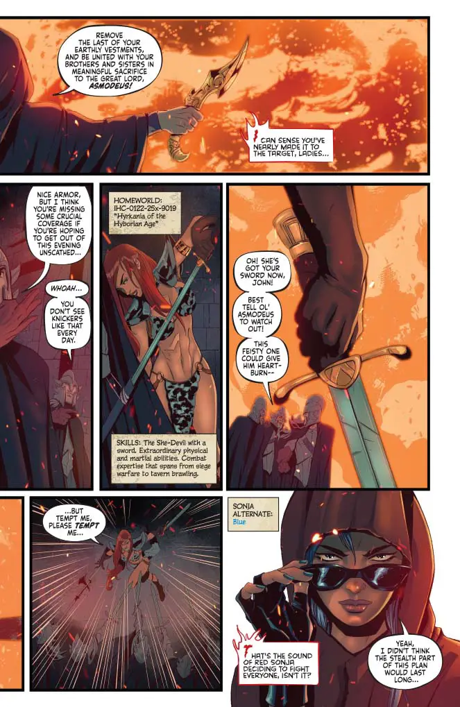 Hell Sonja #1 preview 5