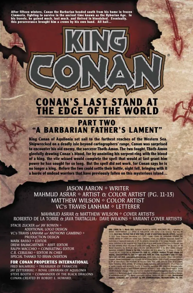 King Conan #2 preview 1