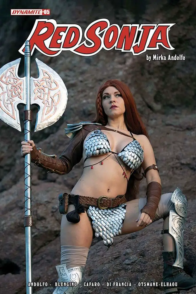 Red Sonja (Vol. 6) #5 cover E cosplay cover