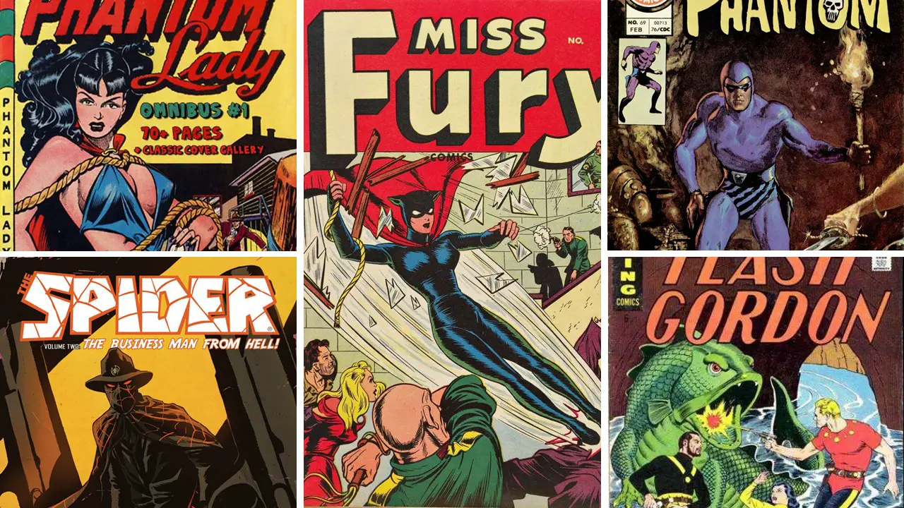 Top 15 Greatest Pulp Comic Heroes | Comical Opinions