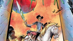 Clash of the Classics - Don Quixote Fights the War of the Worlds featured
