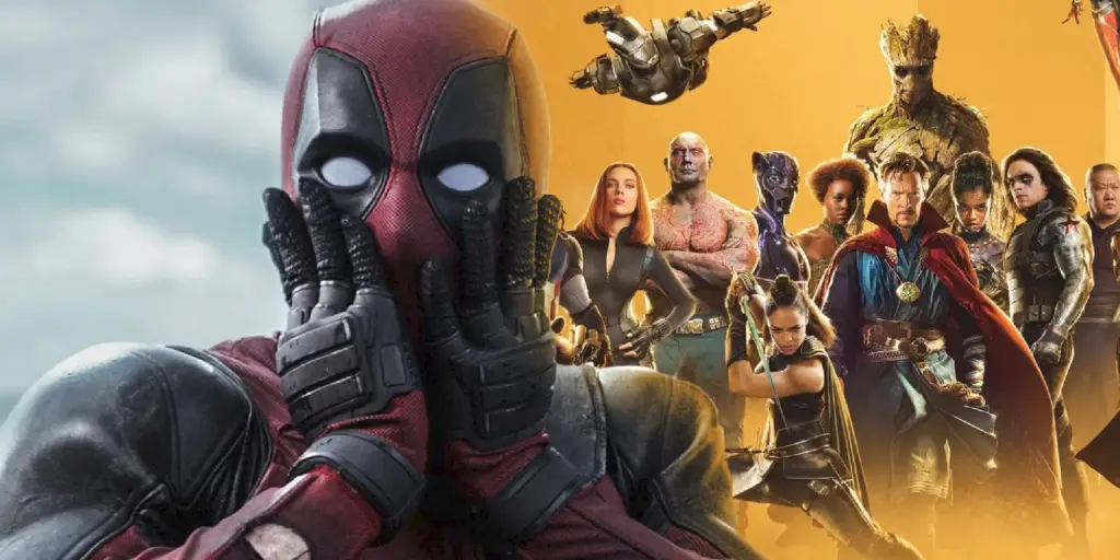 Deadpool + MCU collage