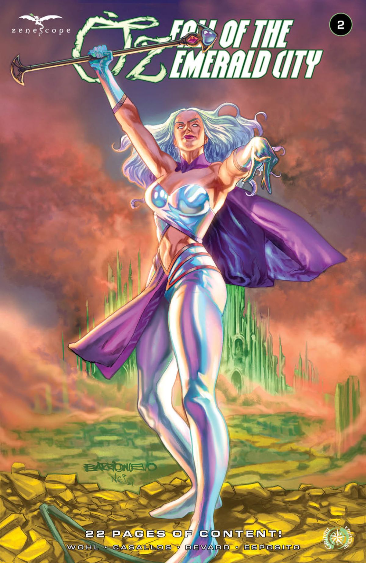 Oz: Fall of the Emerald City #2 cover A
