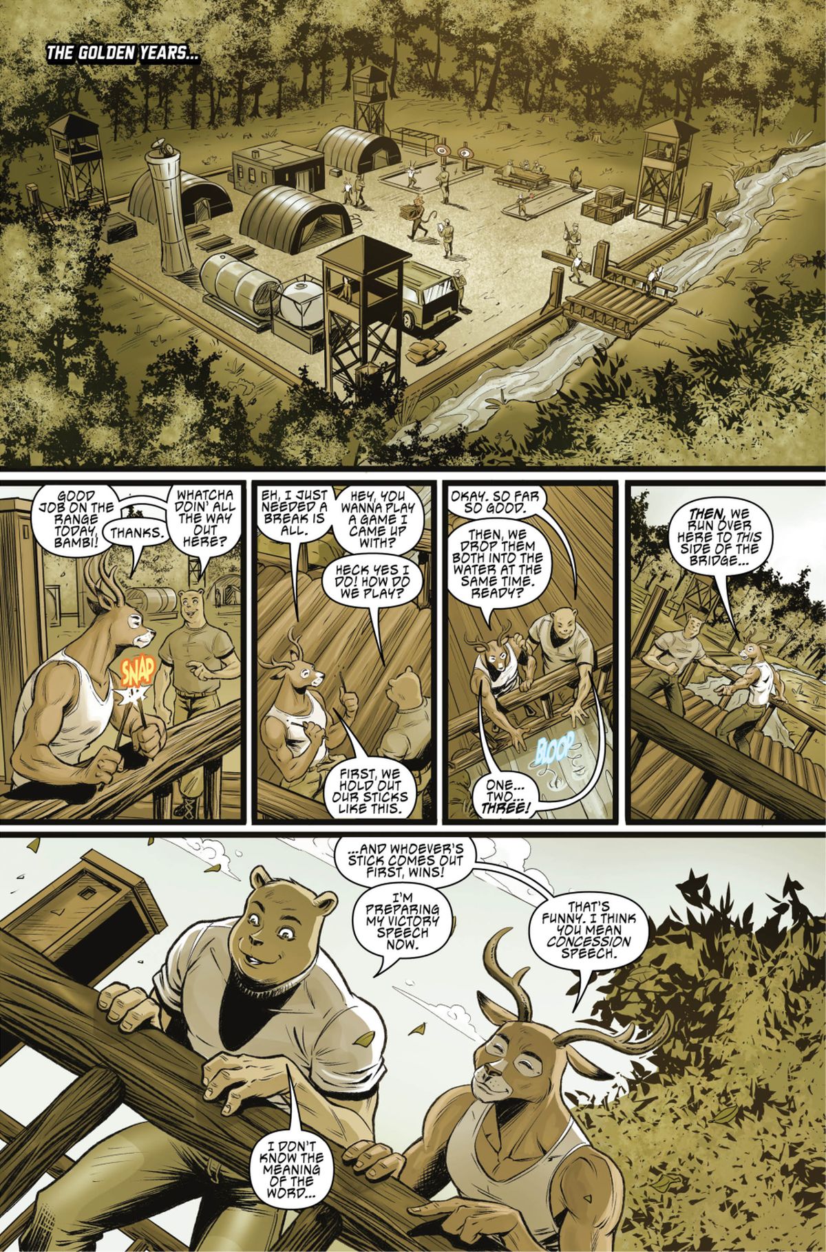 Pooh vs. Bambi #2 preview 1