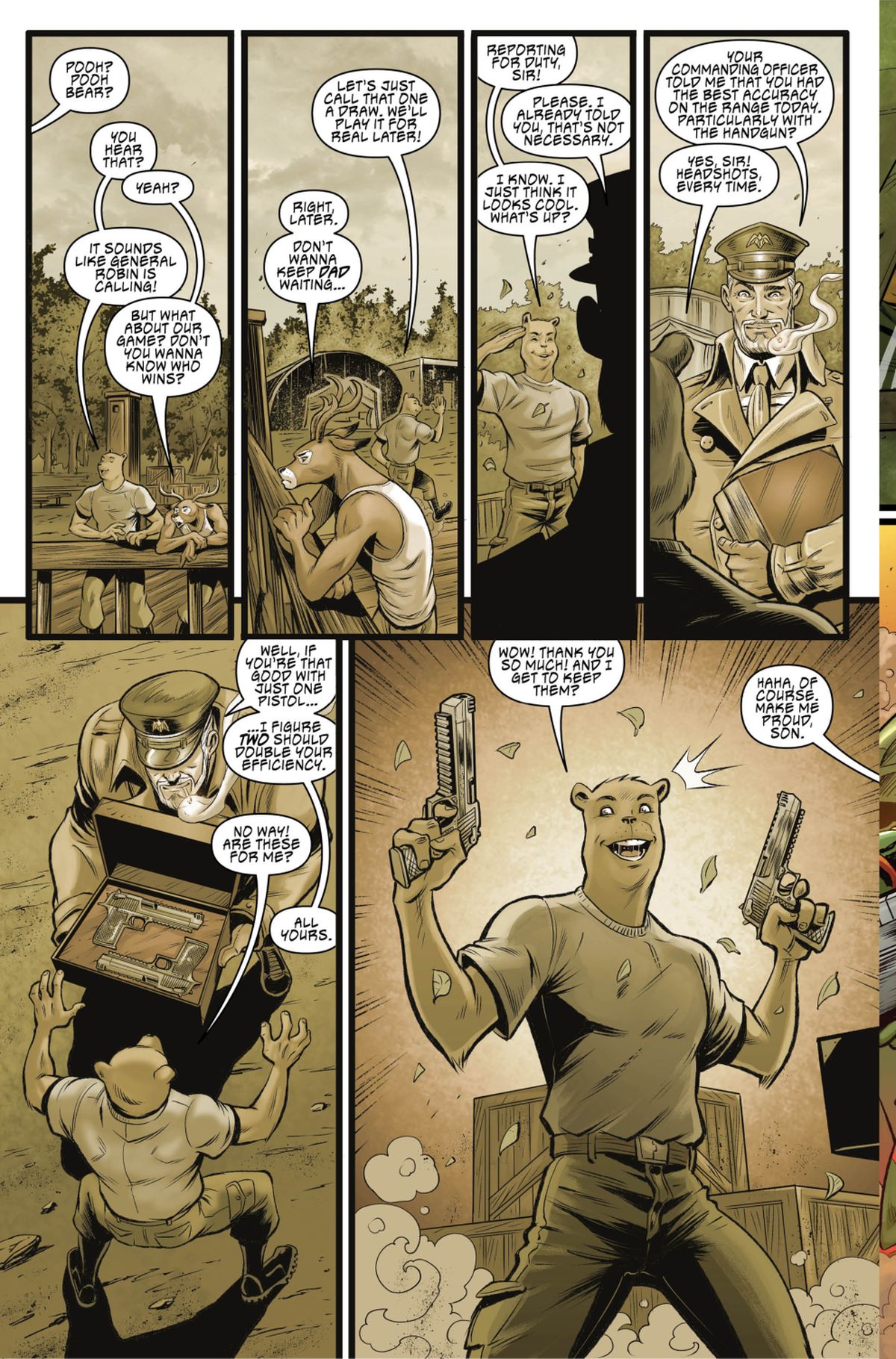 Pooh vs. Bambi #2 preview 2