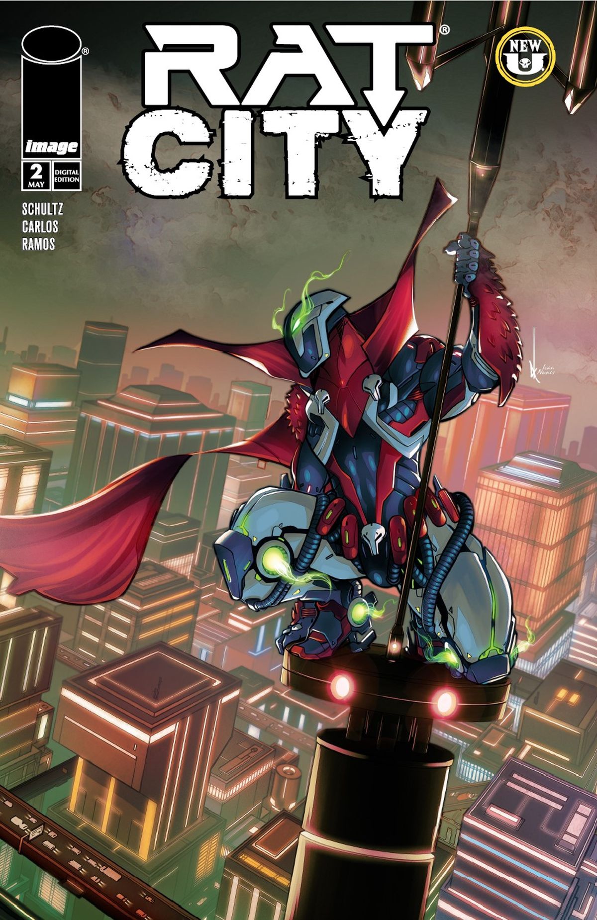 Rat City #2 cover B by Kevin Keane