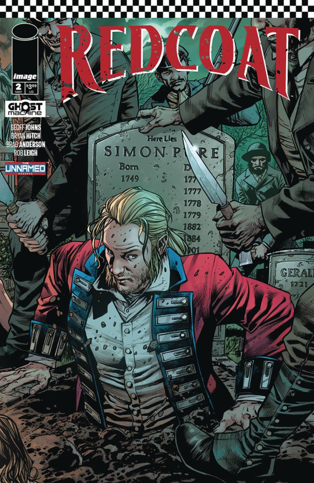 Redcoat #2 cover A by Bryan Hitch