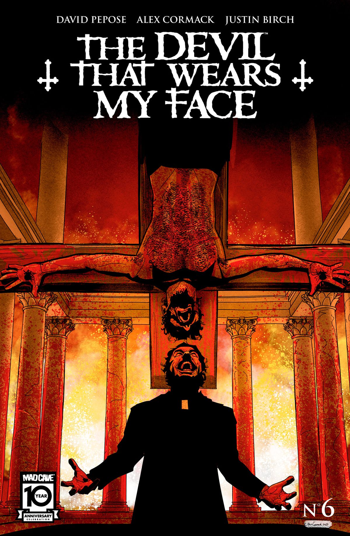 The Devil That Wears My Face #6 cover